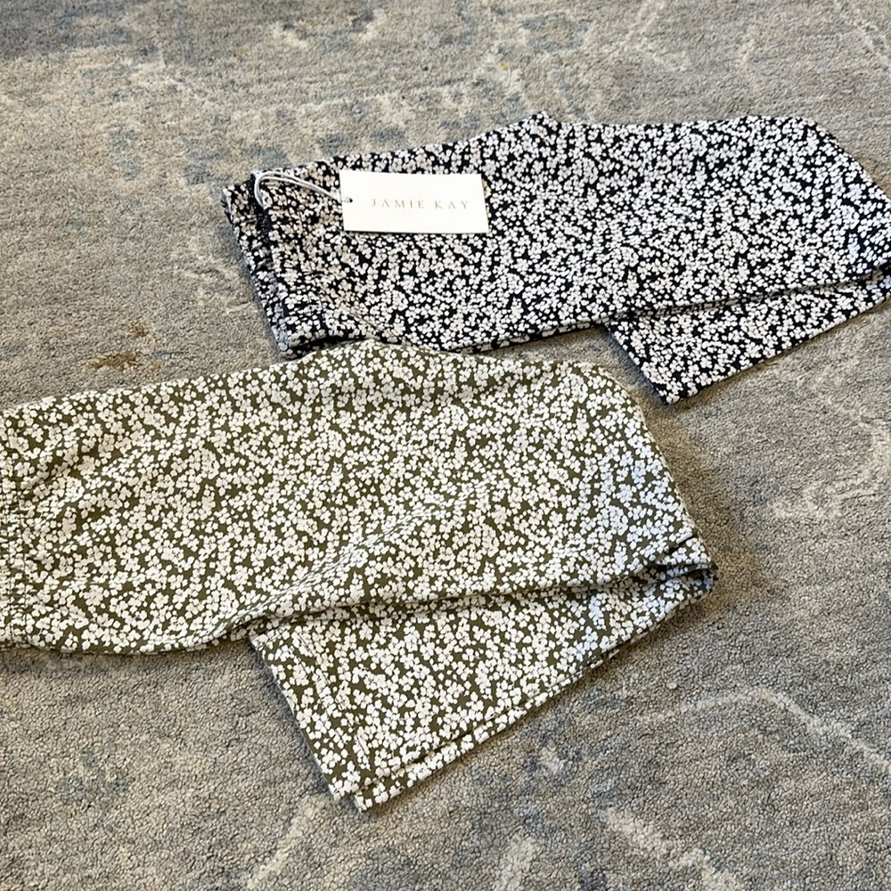 2 pair lot of Jamie Kay leggings size 4